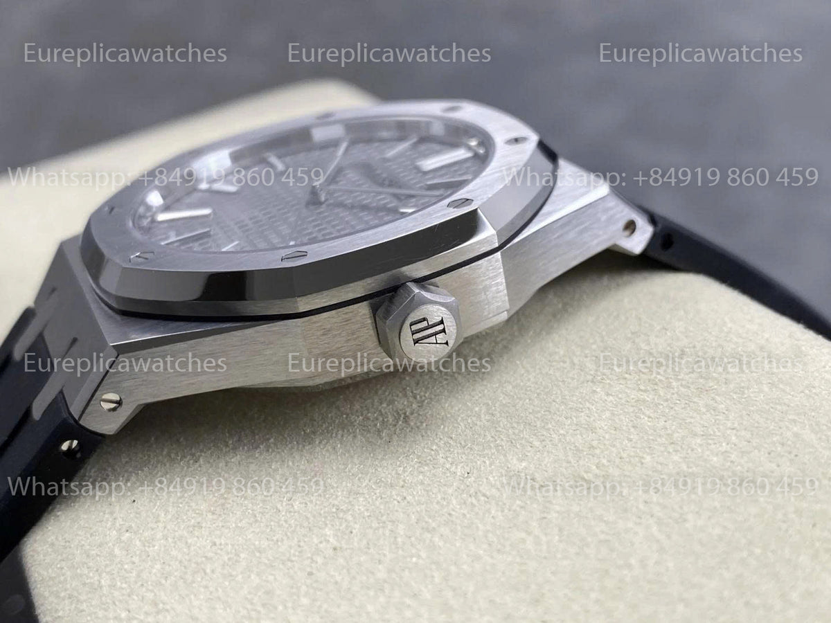 DDF Factory Audemars Piguet Royal Oak 15510ST 41mm Grey Dial Rubber Strap