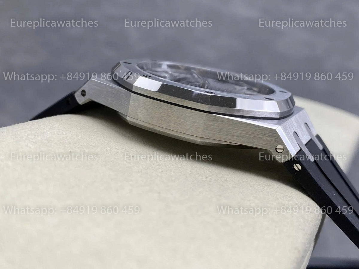 DDF Factory Audemars Piguet Royal Oak 15510ST 41mm Grey Dial Rubber Strap