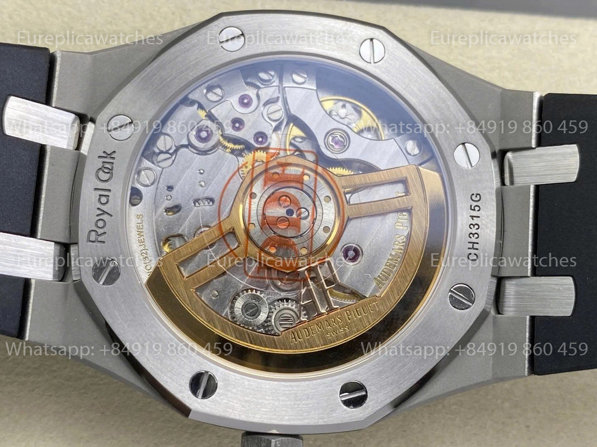 DDF Factory Audemars Piguet Royal Oak 15510ST 41mm Grey Dial Rubber Strap