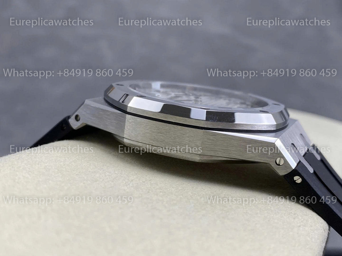 DDF Factory Audemars Piguet Royal Oak 15510ST 41mm White Dial Rubber Strap