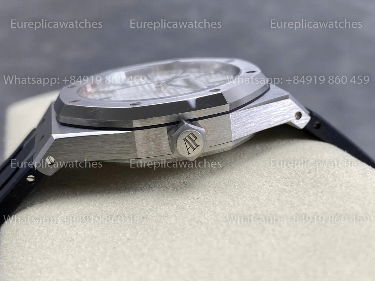 DDF Factory Audemars Piguet Royal Oak 15510ST 41mm White Dial Rubber Strap