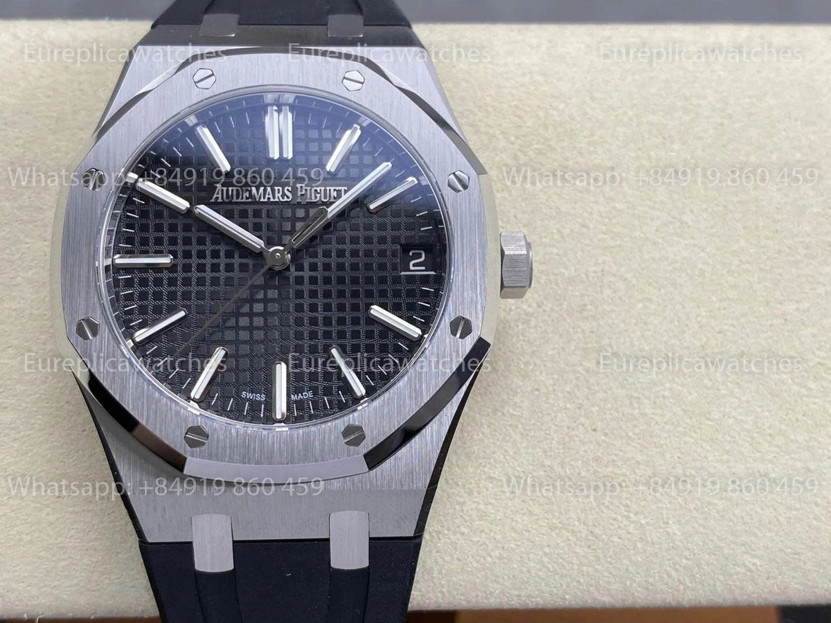 DDF Factory Audemars Piguet Royal Oak 15510ST 41mm Black Dial Rubber Strap