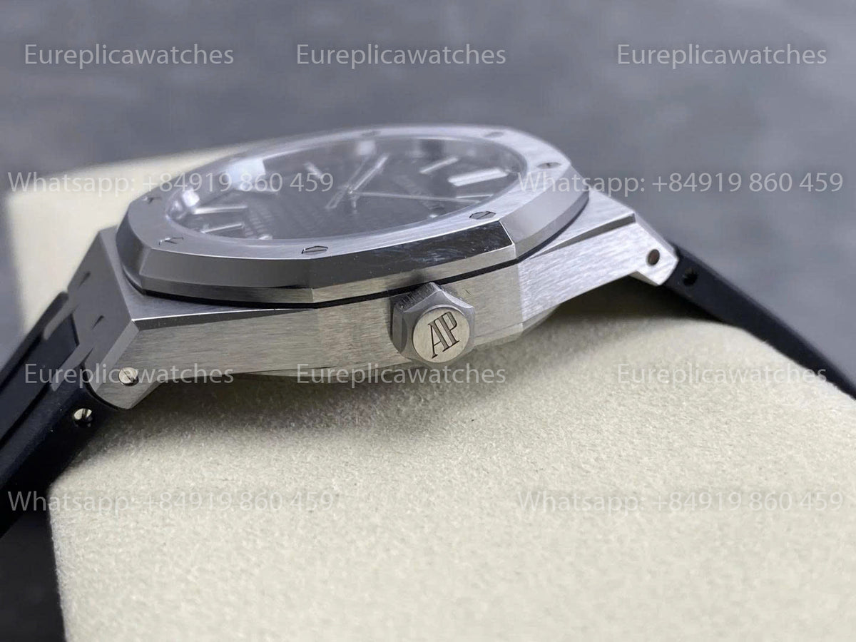 DDF Factory Audemars Piguet Royal Oak 15510ST 41mm Black Dial Rubber Strap