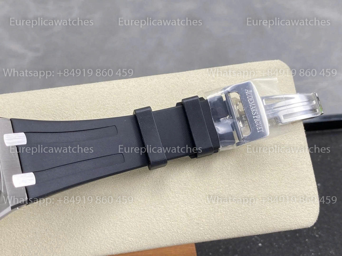 DDF Factory Audemars Piguet Royal Oak 15510ST 41mm Black Dial Rubber Strap