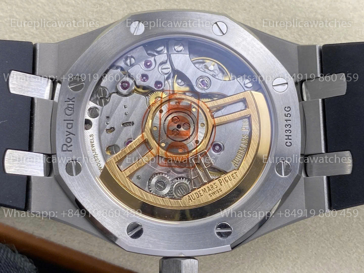 DDF Factory Audemars Piguet Royal Oak 15510ST 41mm Black Dial Rubber Strap