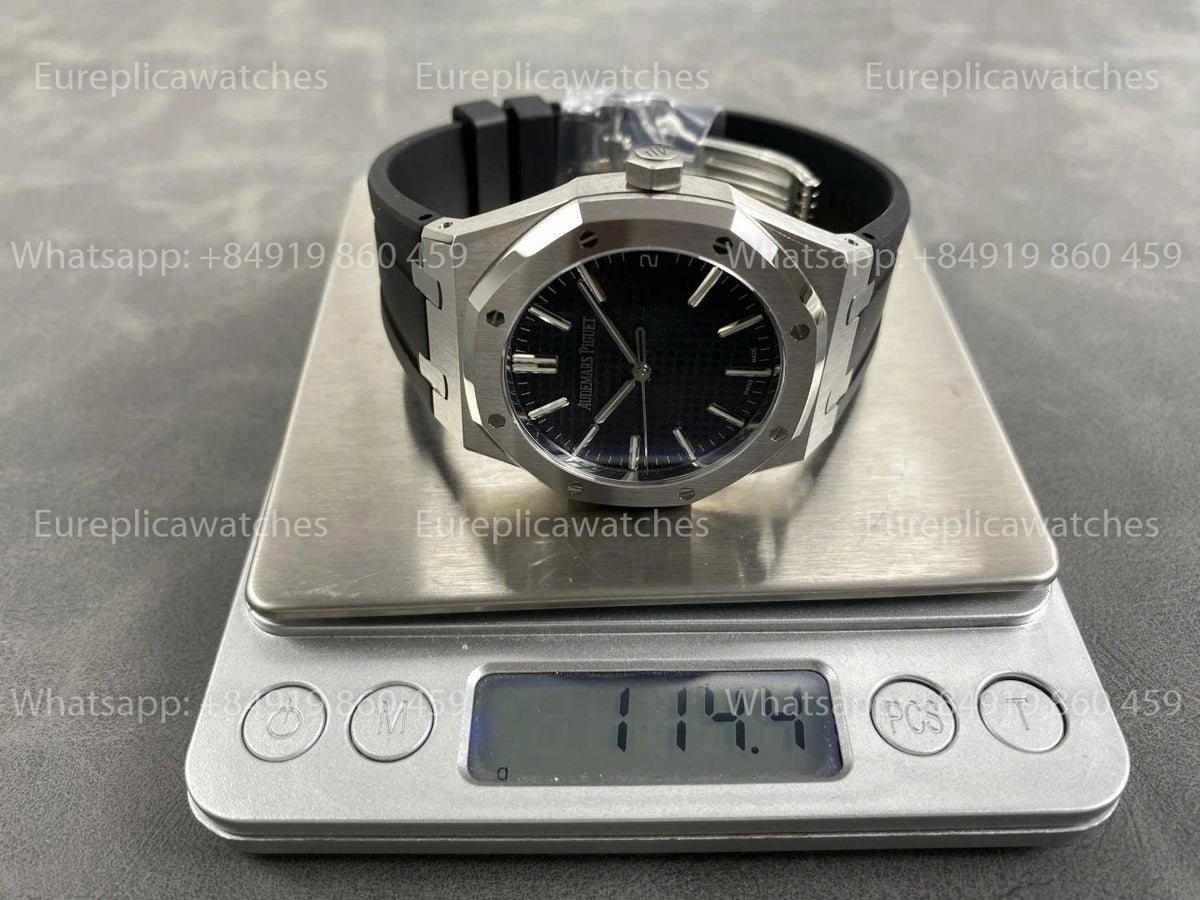 DDF Factory Audemars Piguet Royal Oak 15510ST 41mm Black Dial Rubber Strap