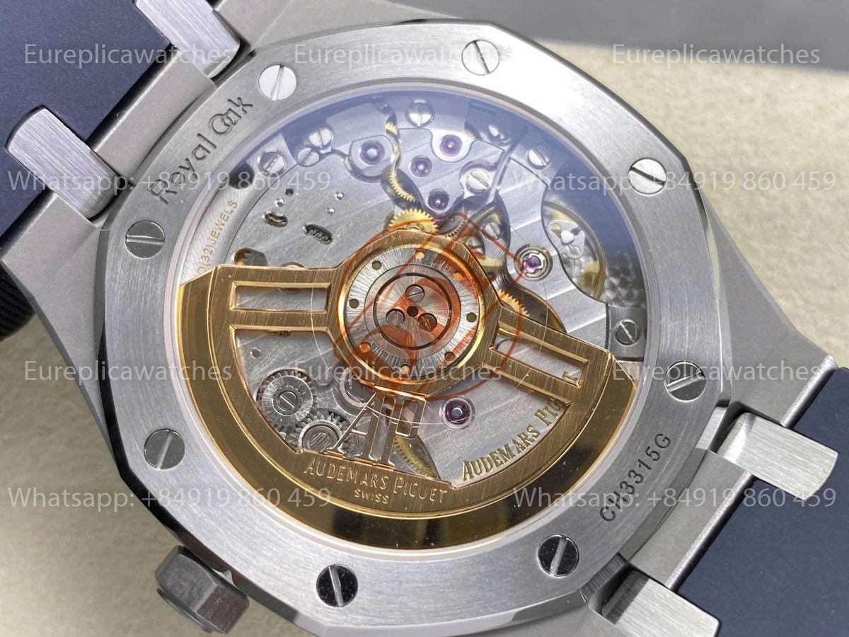 DDF Factory Audemars Piguet Royal Oak 15510ST 41mm Blue Dial Rubber Strap