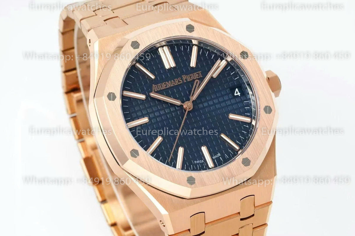 DDF Factory Audemars Piguet Royal Oak 15510ST 41mm Blue Dial Rose Gold