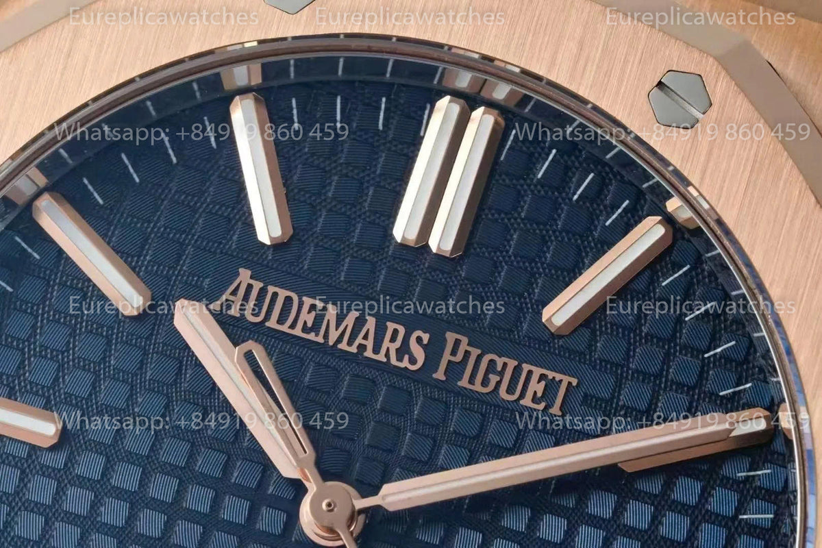 DDF Factory Audemars Piguet Royal Oak 15510ST 41mm Blue Dial Rose Gold