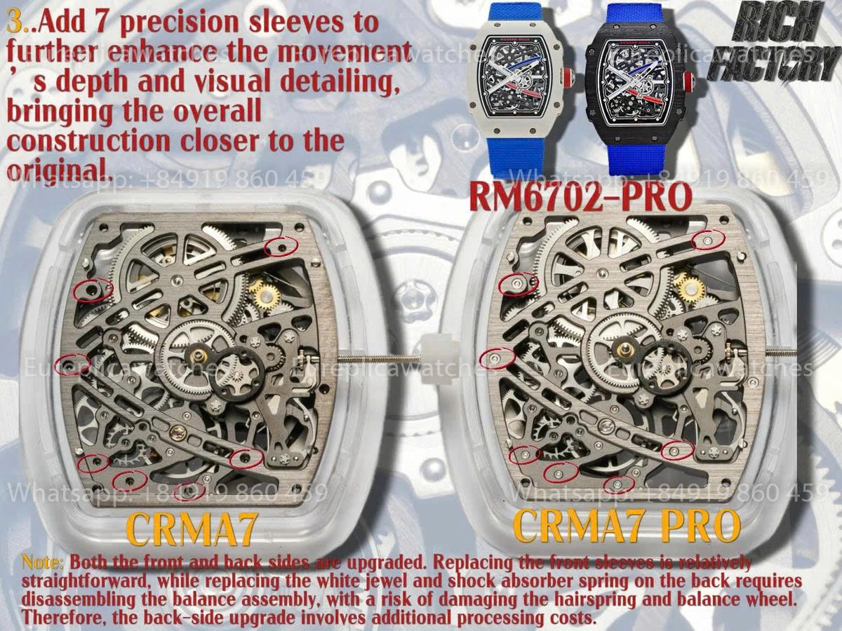 RICH Factory – Richard Mille RM67-02 mit NTPT-Carbongehäuse, nur 32 Gramm schwer.