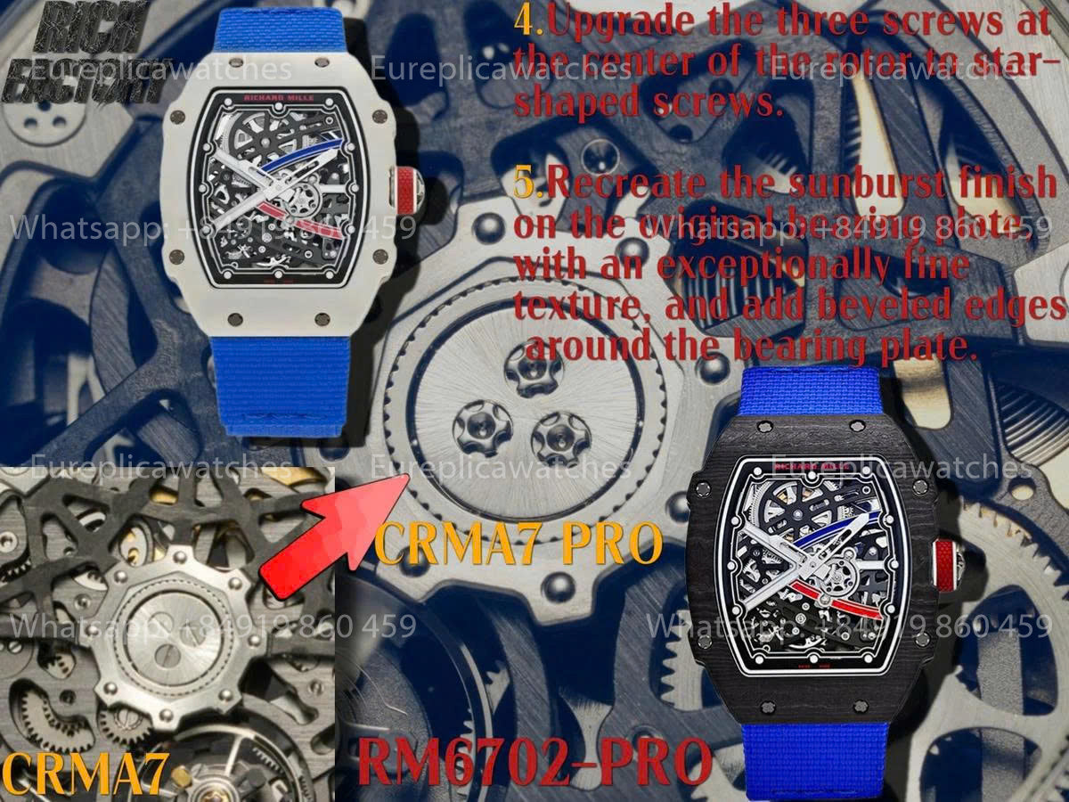 RICH Factory – Richard Mille RM67-02 mit NTPT-Carbongehäuse, nur 32 Gramm schwer.