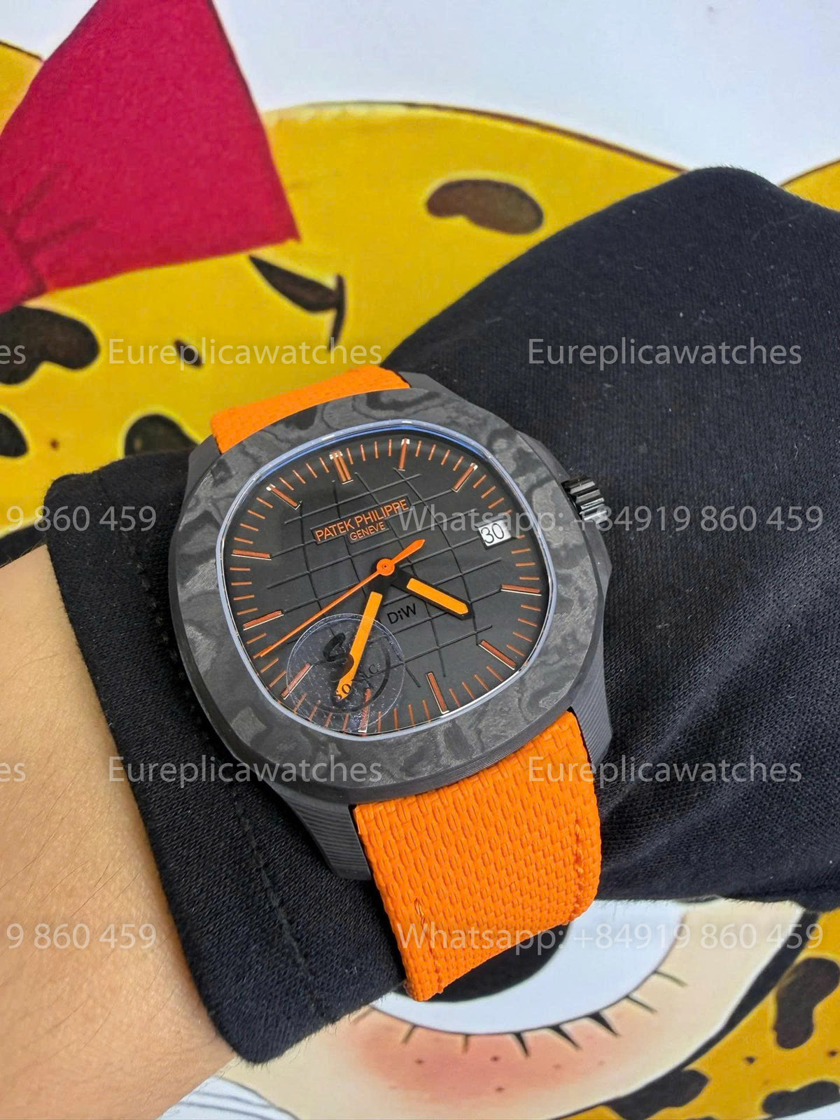 Sonic Factory Patek Philippe Aquanaut 5167 Orange Fabric Strap