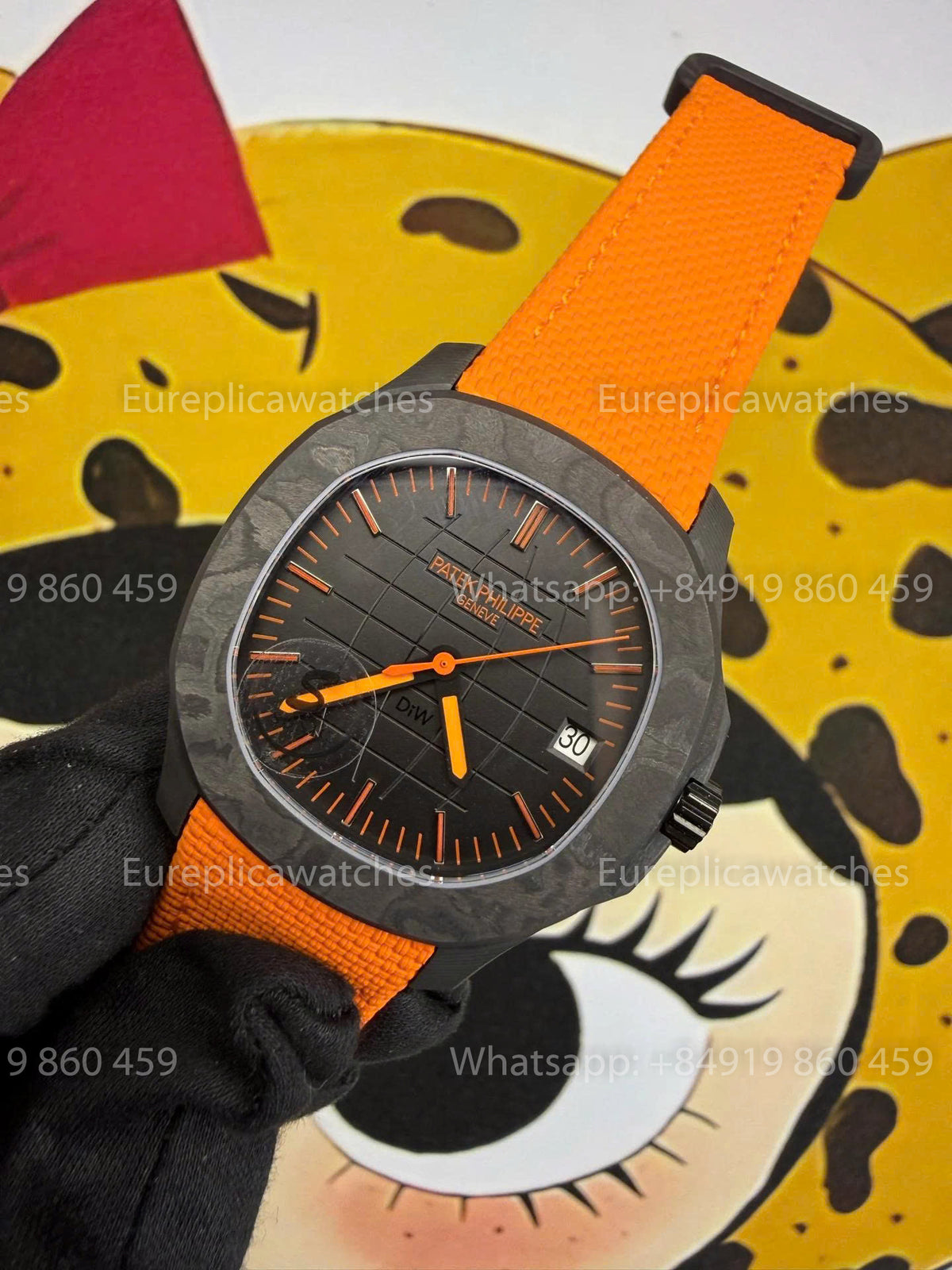 Sonic Factory Patek Philippe Aquanaut 5167 Orange Fabric Strap
