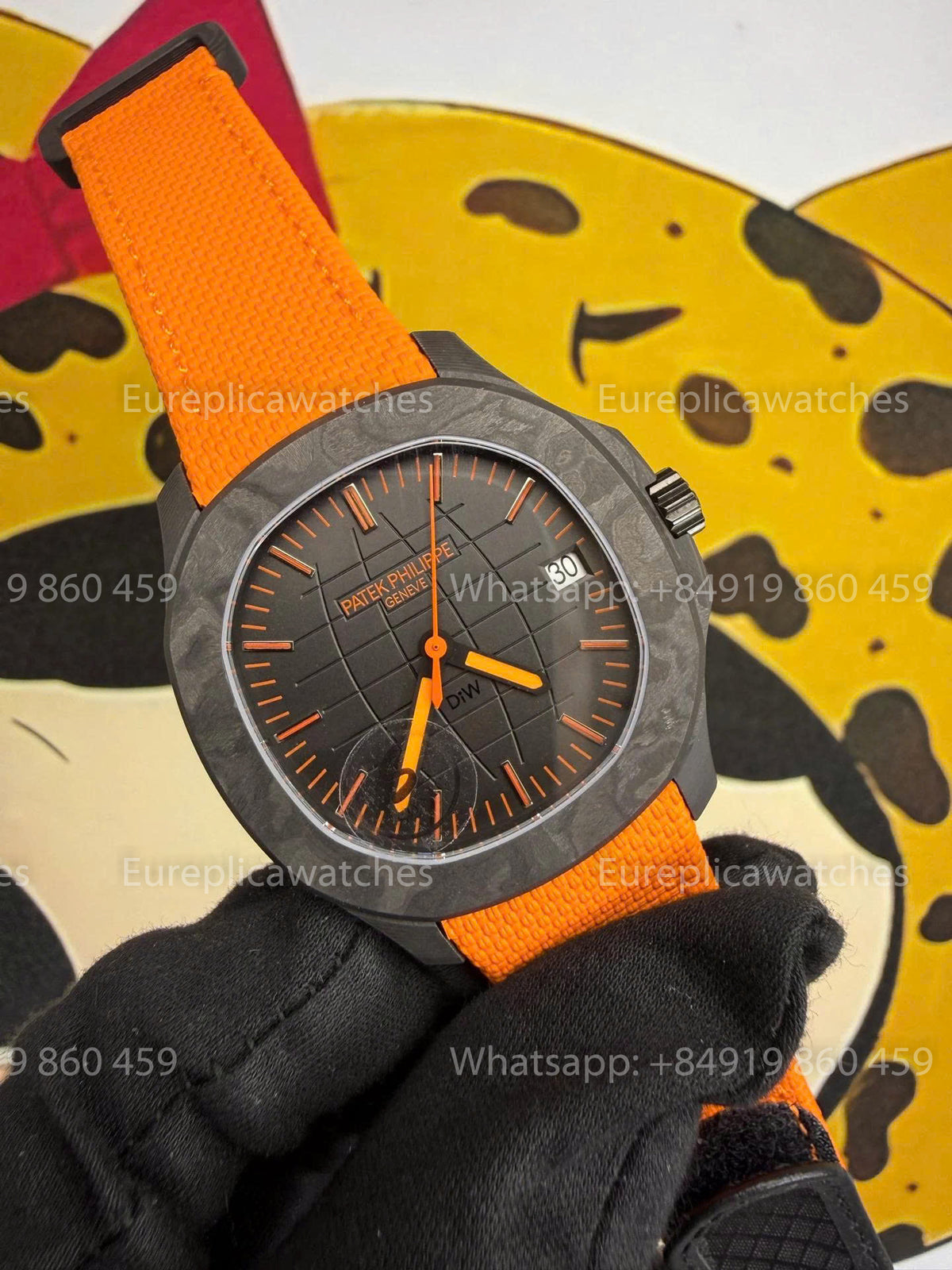 Sonic Factory Patek Philippe Aquanaut 5167 Orange Fabric Strap