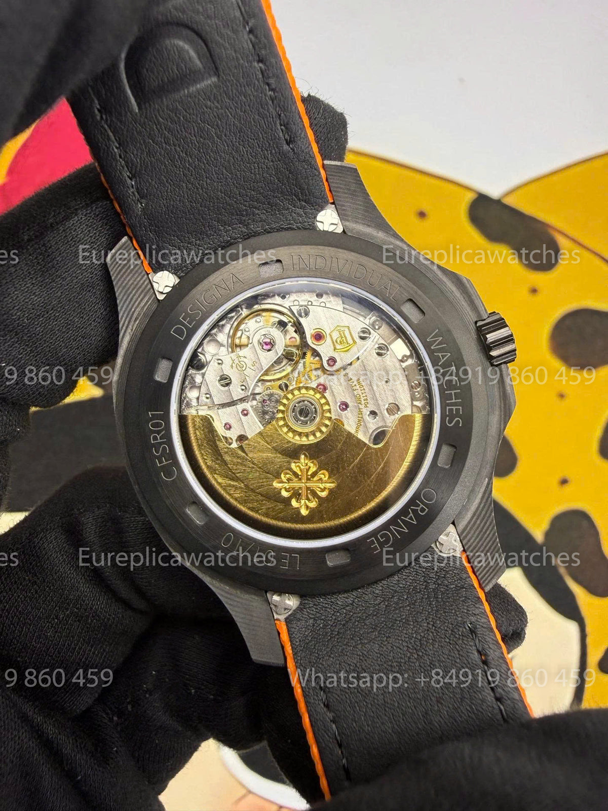 Sonic Factory Patek Philippe Aquanaut 5167 Orange Fabric Strap
