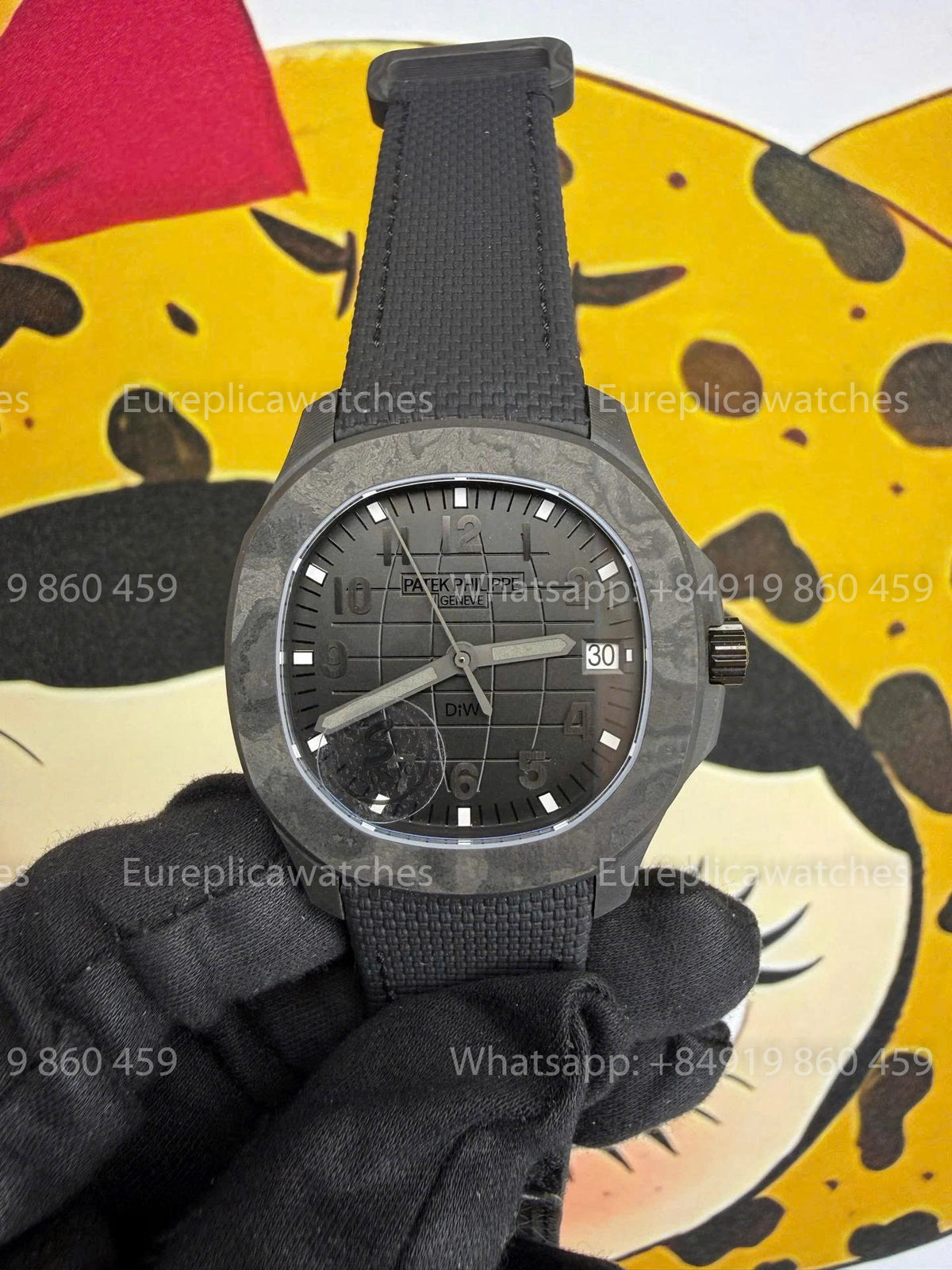 Sonic Factory Patek Philippe Aquanaut 5167 Black Fabric Strap