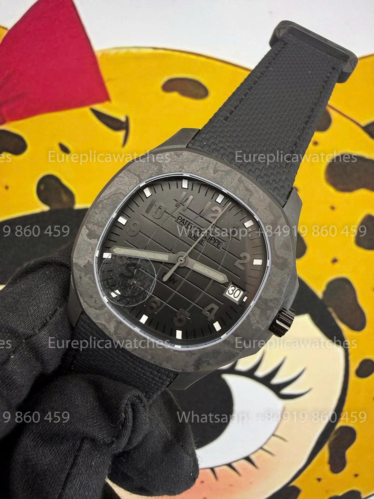 Sonic Factory Patek Philippe Aquanaut 5167 Black Fabric Strap