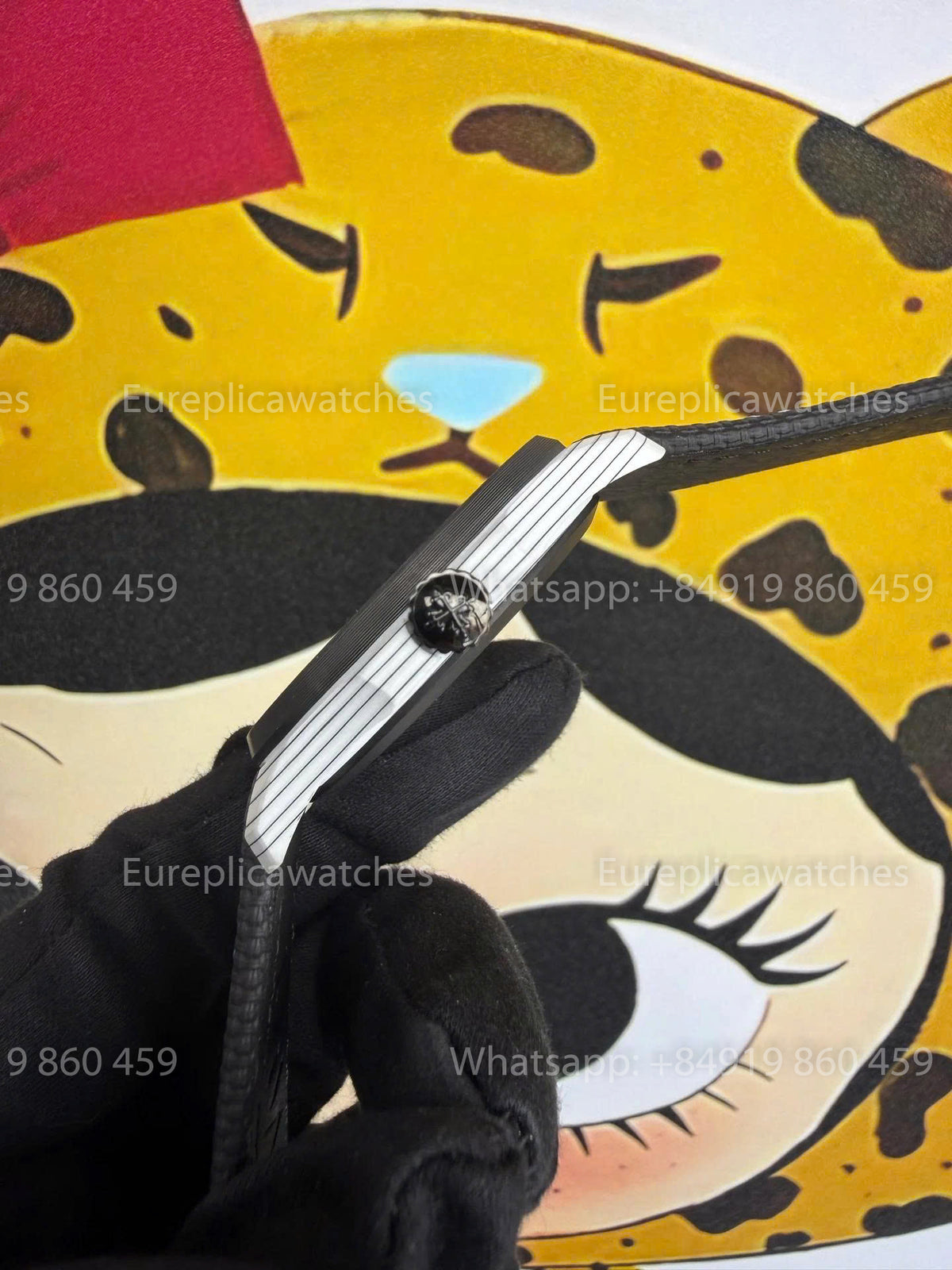 Sonic Factory Patek Philippe Aquanaut 5167 White Dial Black Fabric Strap
