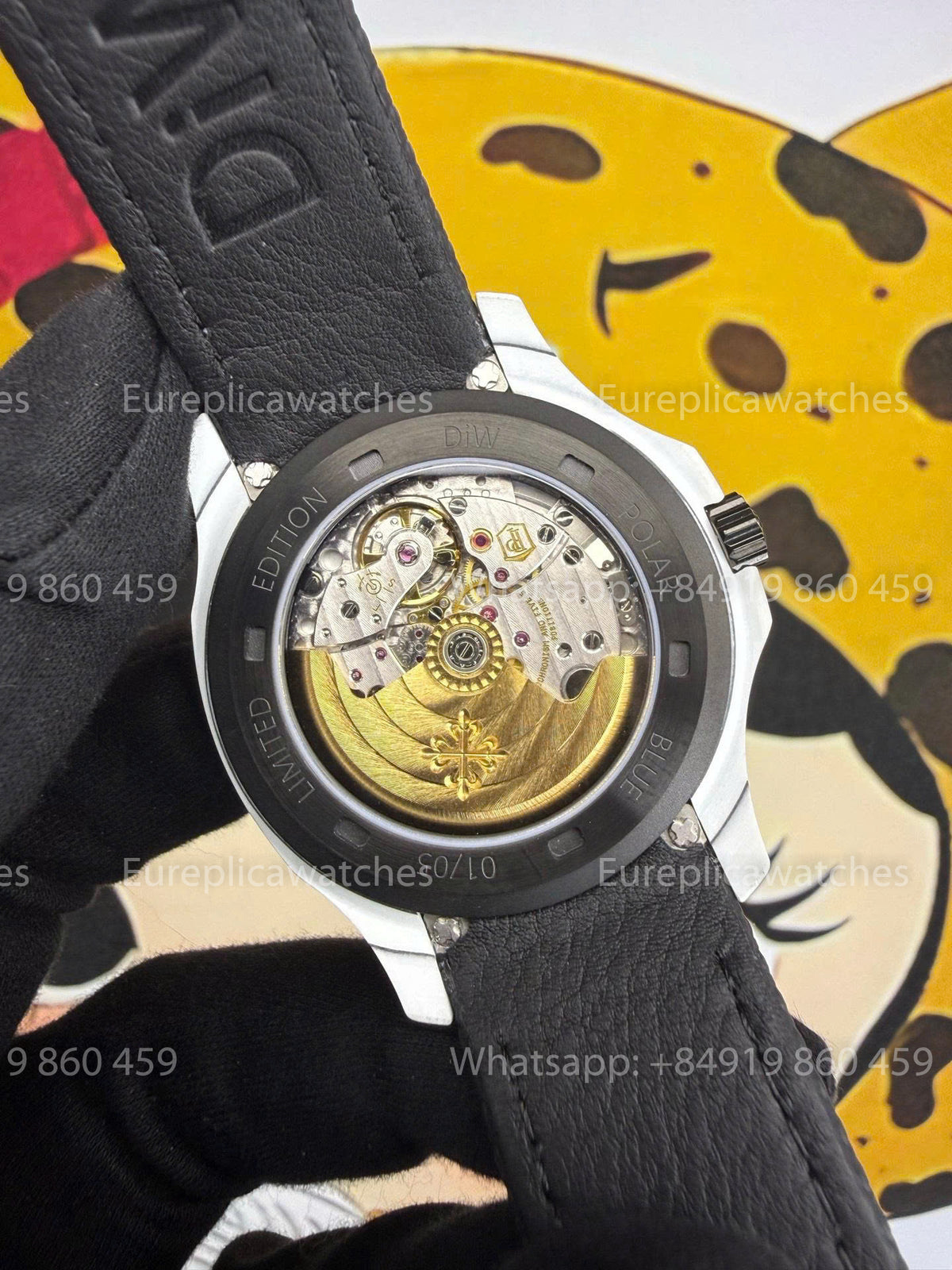 Sonic Factory Patek Philippe Aquanaut 5167 White Dial Black Fabric Strap