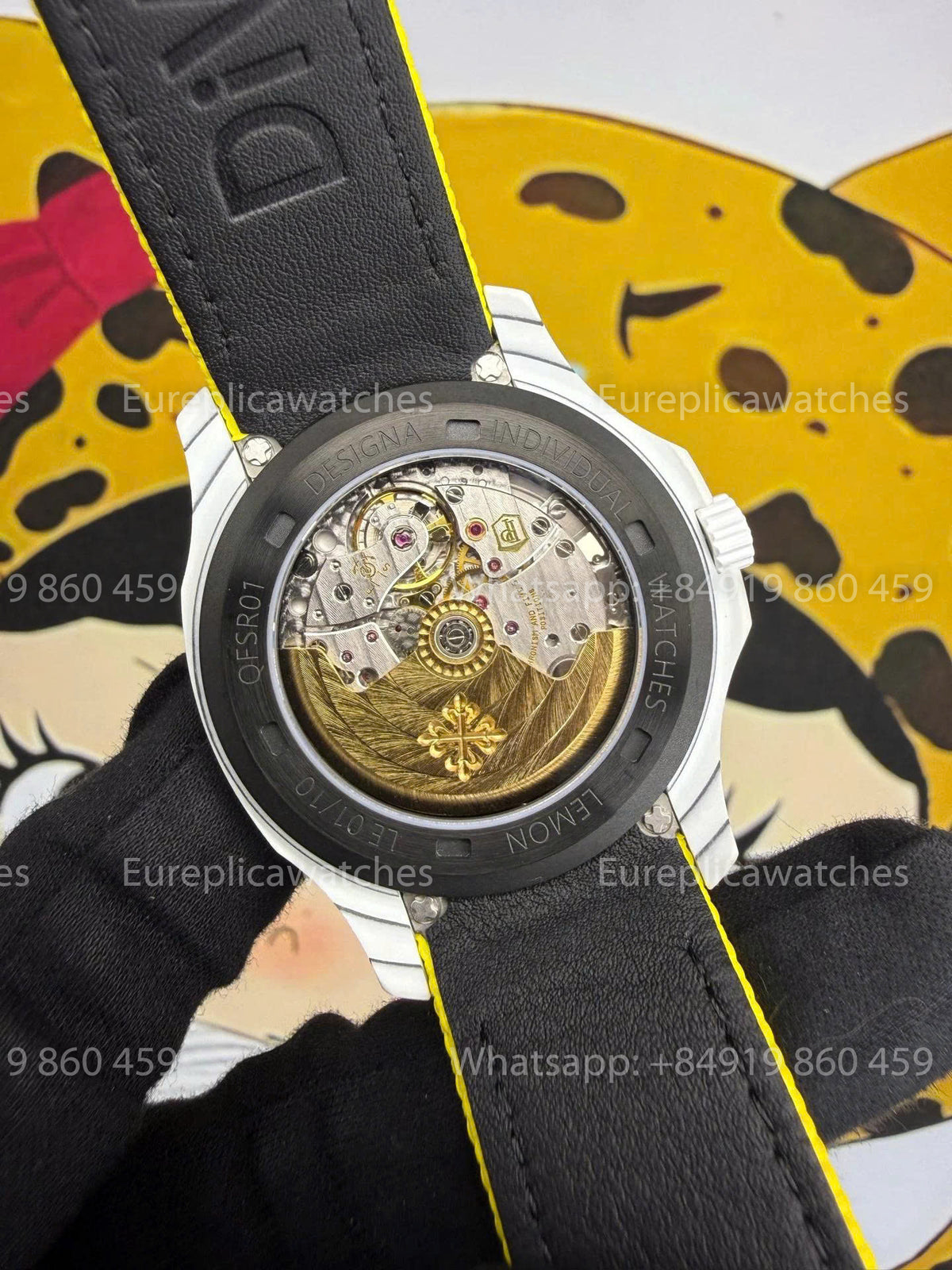 Sonic Factory Patek Philippe Aquanaut 5167 Yellow Dial and Fabric Strap