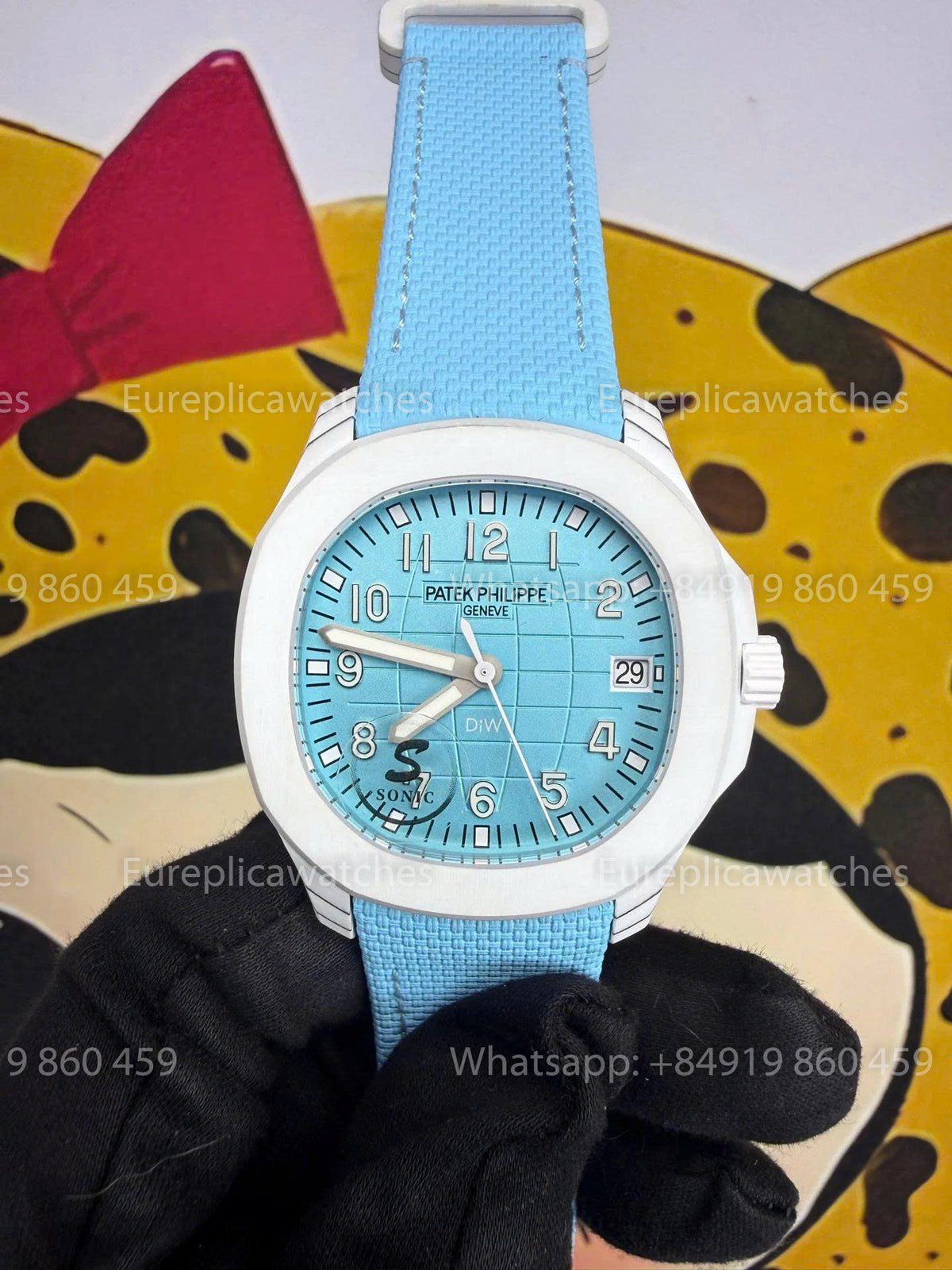 Sonic Factory Patek Philippe Aquanaut 5167 Blue Dial and Fabric Strap
