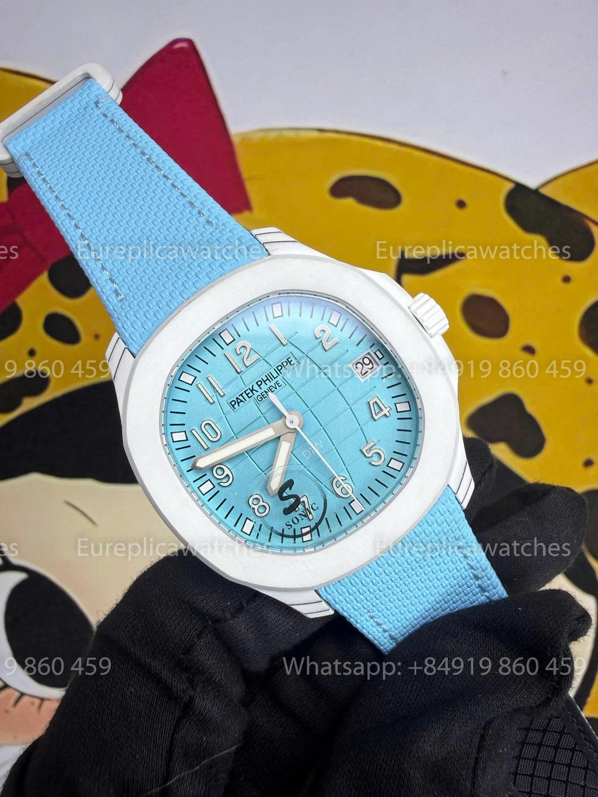 Sonic Factory Patek Philippe Aquanaut 5167 Blue Dial and Fabric Strap