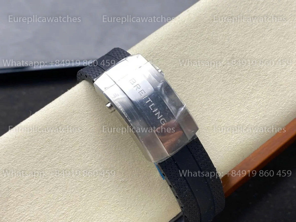 TF Factory Breitling Superocean 44 schwarze Lünette und Kautschukarmband