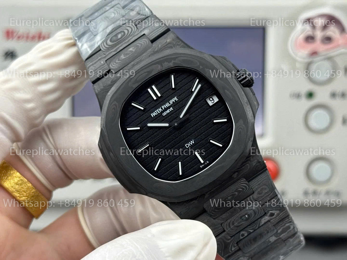 DIW Factory Patek Philippe Nautilus 5711 DiW Schwarzes 3D-Zifferblatt