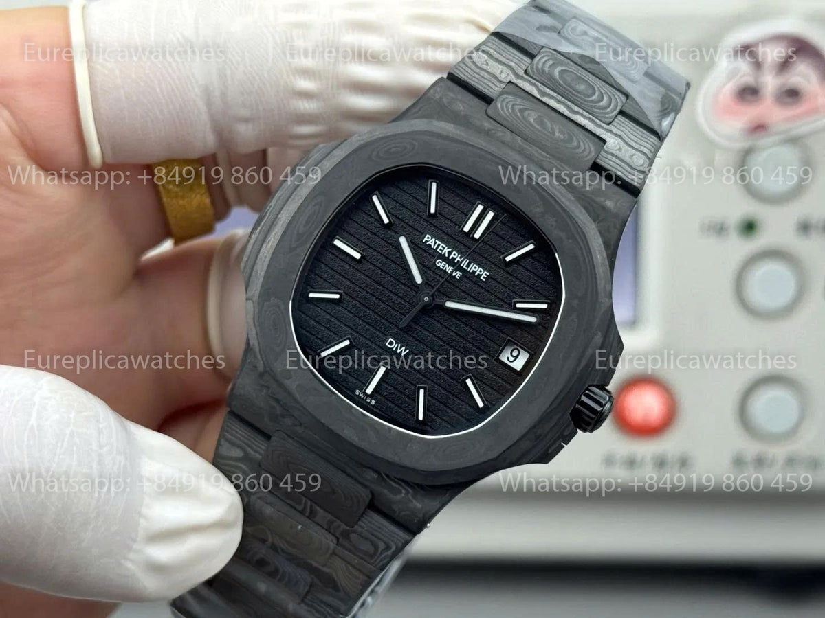 DIW Factory Patek Philippe Nautilus 5711 DiW Schwarzes 3D-Zifferblatt