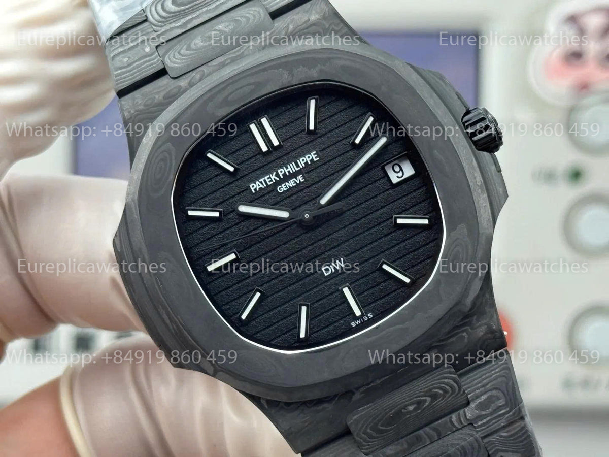 DIW Factory Patek Philippe Nautilus 5711 DiW Schwarzes 3D-Zifferblatt
