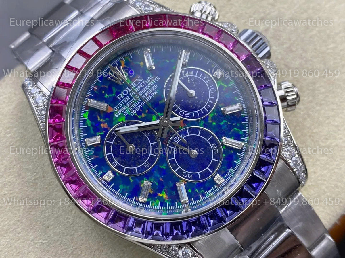 G1F Factory Rolex Daytona 126596SABV – Gemstone Dial