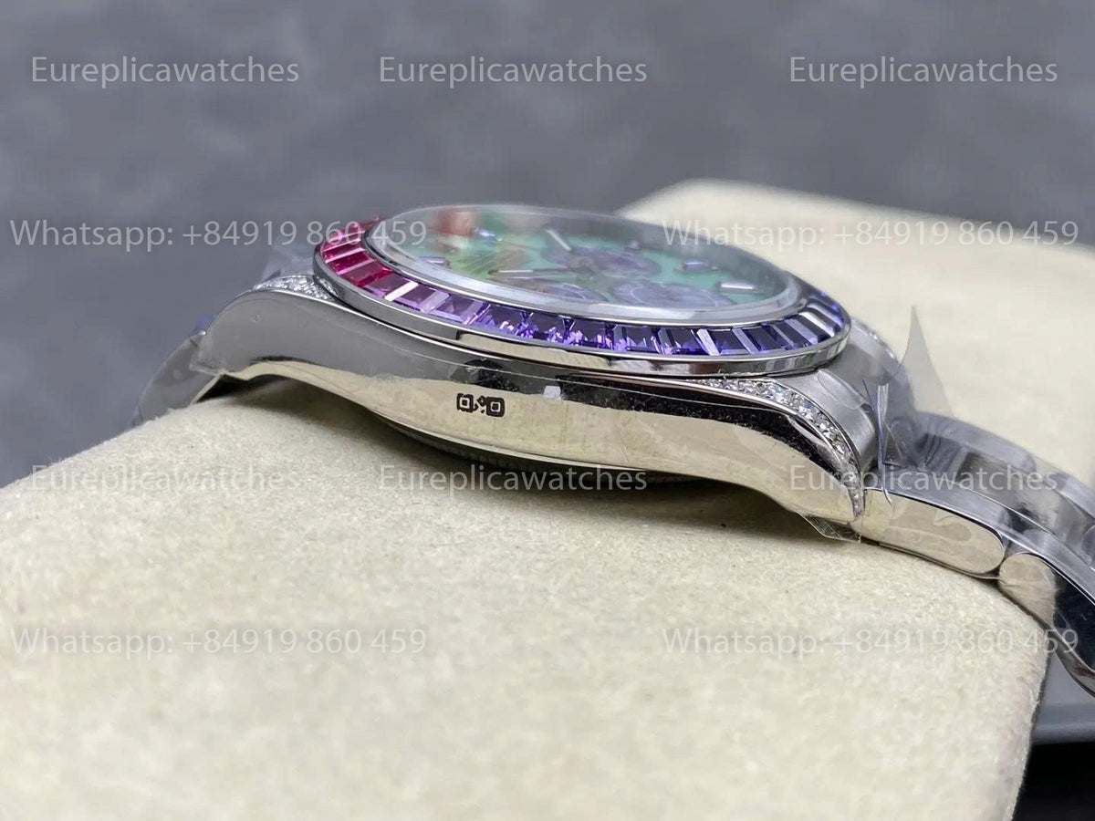 G1F Factory Rolex Daytona M126599SAVL-0001 – Gemstone Dial