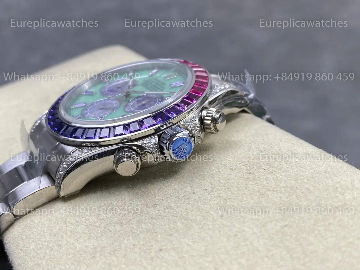 G1F Factory Rolex Daytona M126599SAVL-0001 – Gemstone Dial