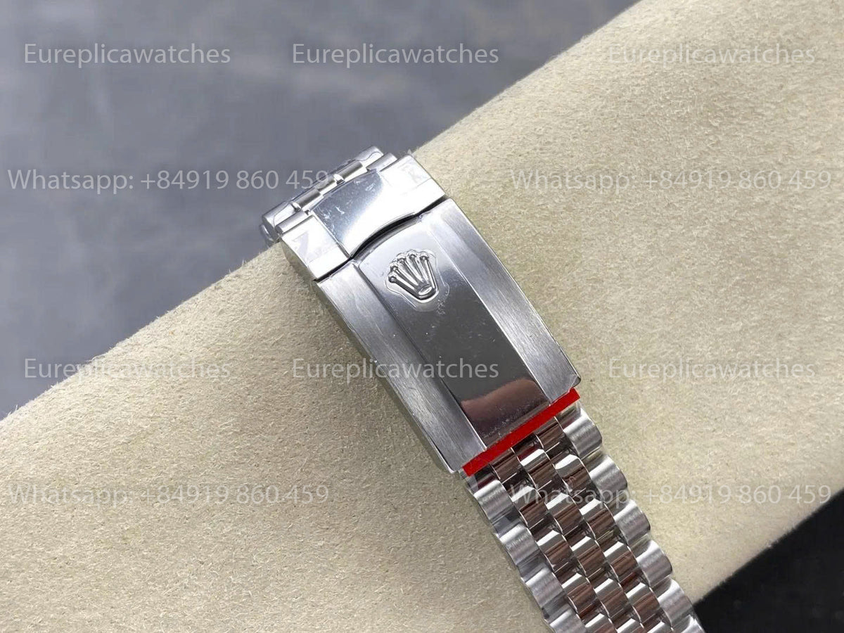 VS Factory Rolex Datejust 41mm 126334 V3 – Grünes Strichindex-Zifferblatt | Unruh mit freier Spirale