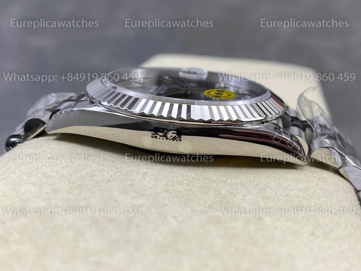 VSF Rolex Datejust 41mm M126334 V3 – Graues Zifferblatt, freischwingende Unruh, VS Factory