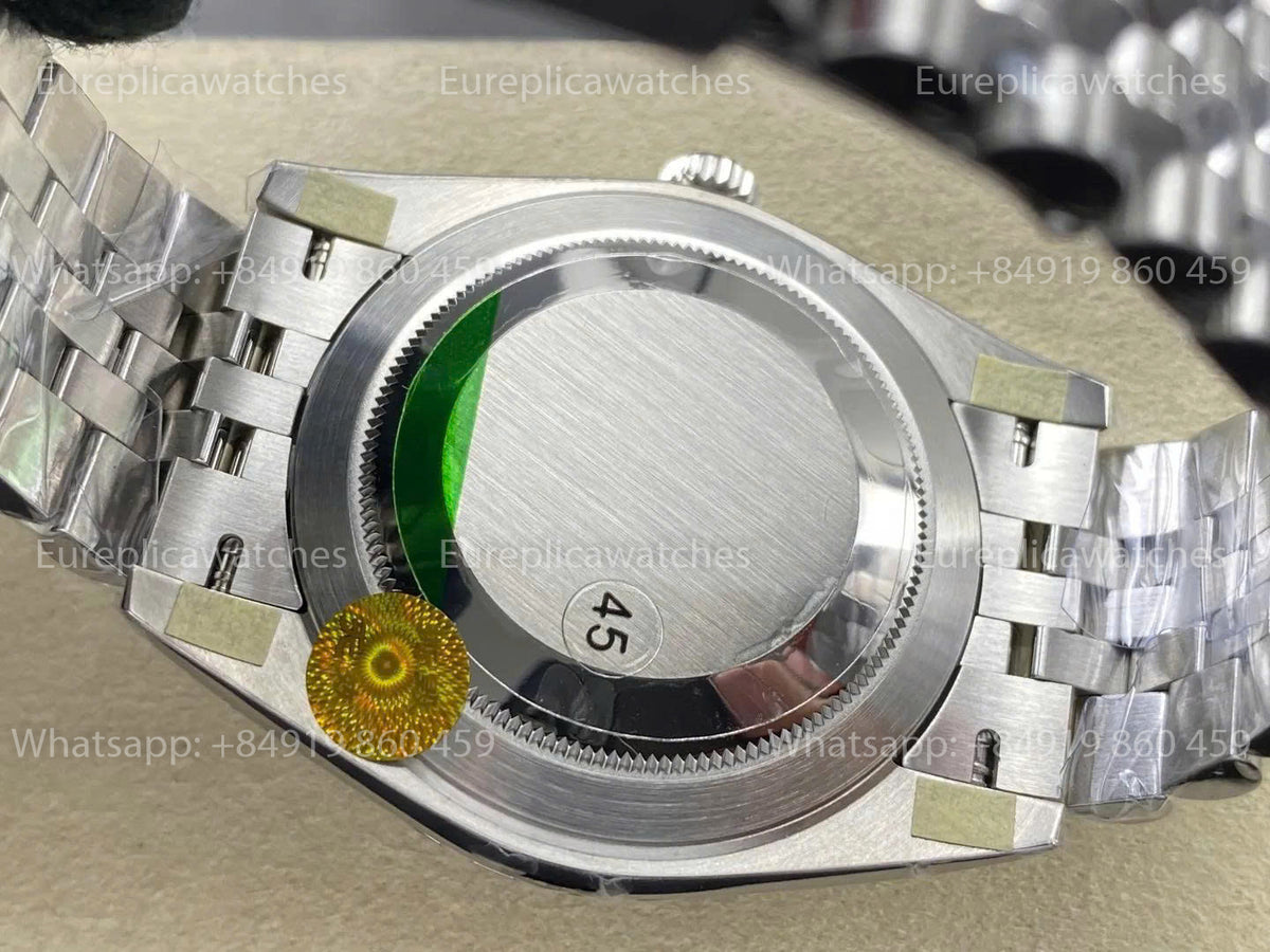 VSF Rolex Datejust 41mm M126334 Wimbledon Dial V3   Free-Sprung VS Factory