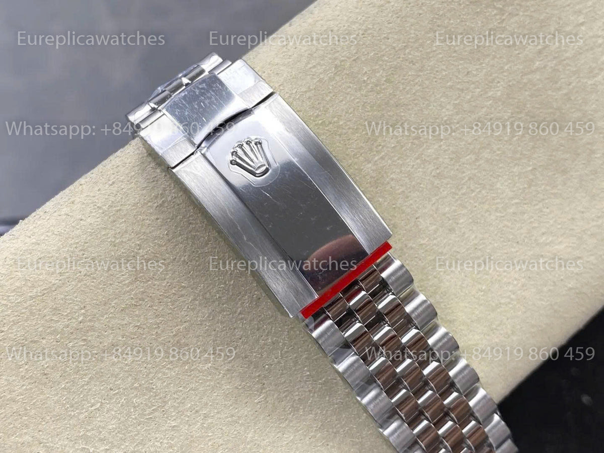 VSF Rolex Datejust 41mm M126334 Wimbledon Dial V3   Free-Sprung VS Factory