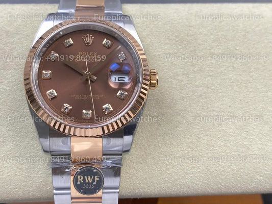 RWF Factory Rolex Datejust 41mm M126331-0003 126331-0003 – Weighted Rose Gold JH 3235 Free-Sprung