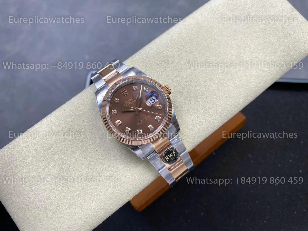 RWF Factory Rolex Datejust 41mm M126331-0003 126331-0003 – Beschwertes Roségold JH 3235 mit freier Unruh