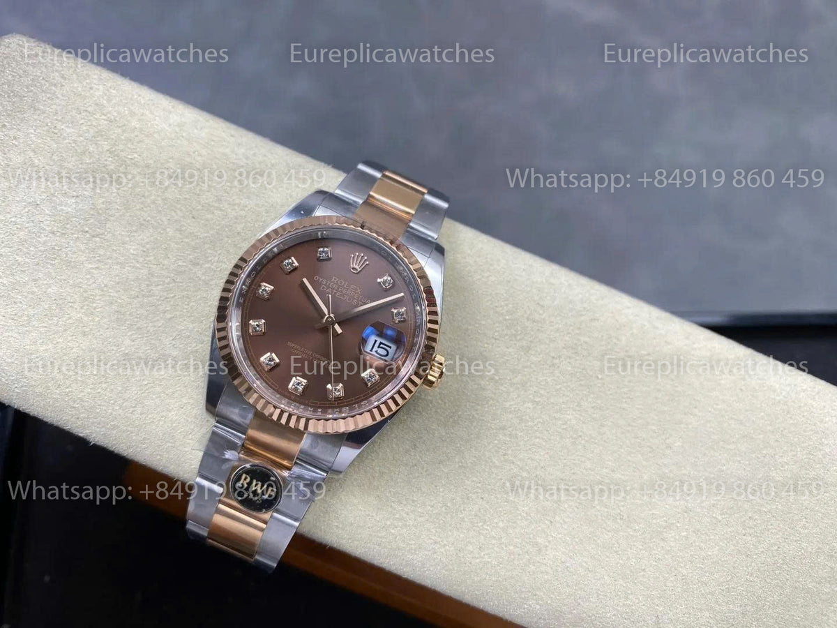 RWF Factory Rolex Datejust 41mm M126331-0003 126331-0003 – Beschwertes Roségold JH 3235 mit freier Unruh