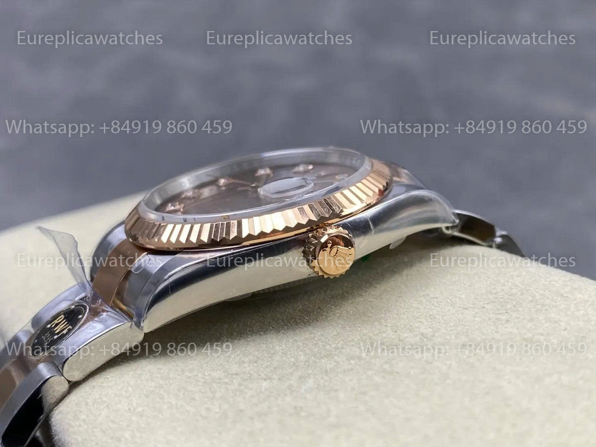 RWF Factory Rolex Datejust 41mm M126331-0003 126331-0003 – Beschwertes Roségold JH 3235 mit freier Unruh