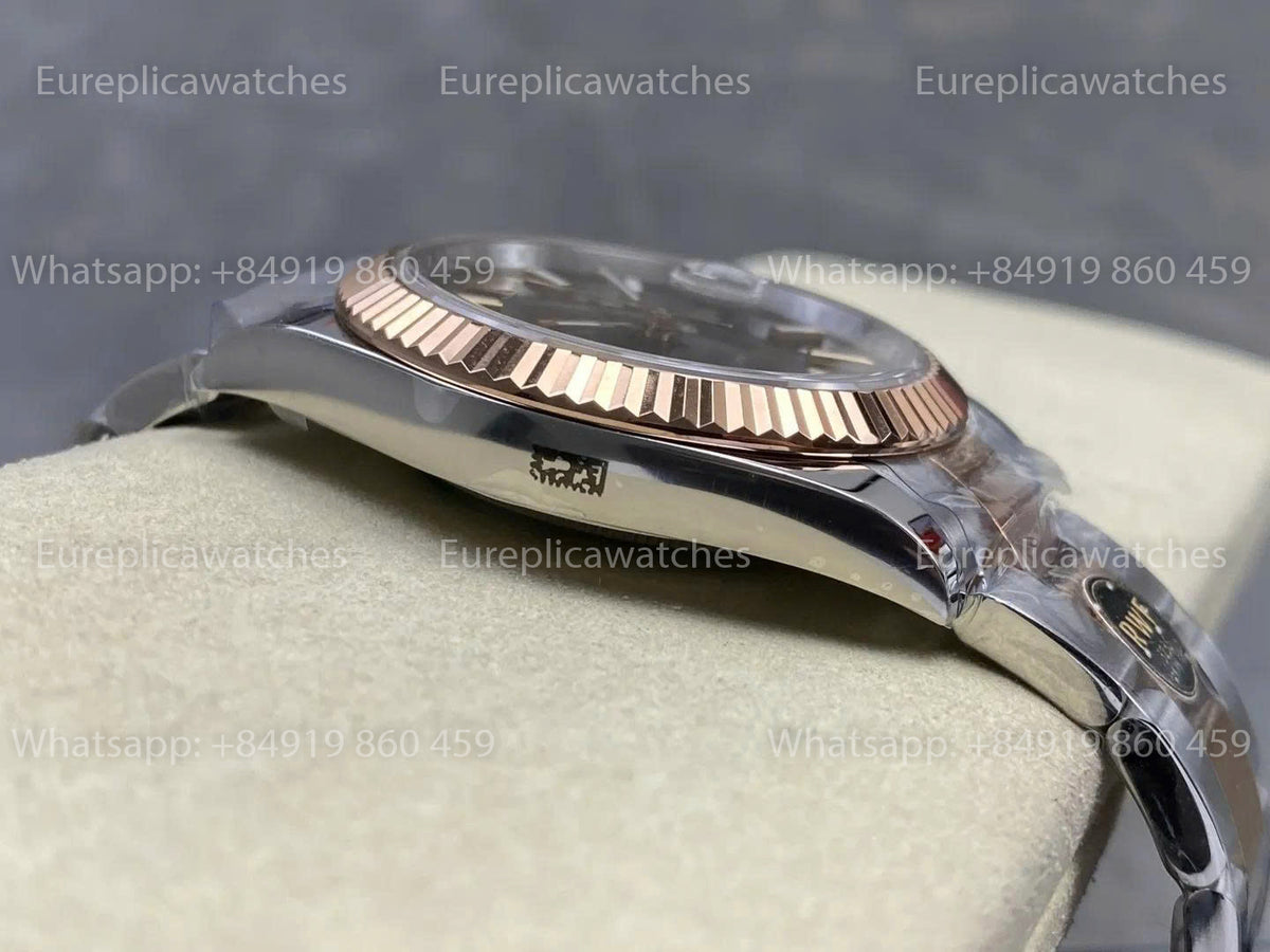 RWF Factory Rolex Datejust 41mm 126331-0001 – Beschwertes Roségold JH 3235 freischwingende Unruh