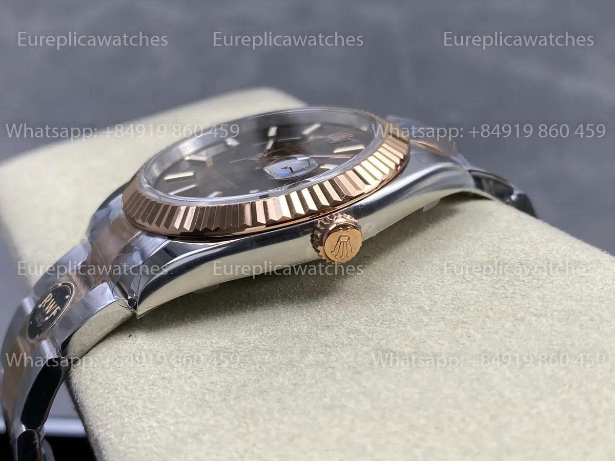 RWF Factory Rolex Datejust 41mm 126331-0001 – Beschwertes Roségold JH 3235 freischwingende Unruh