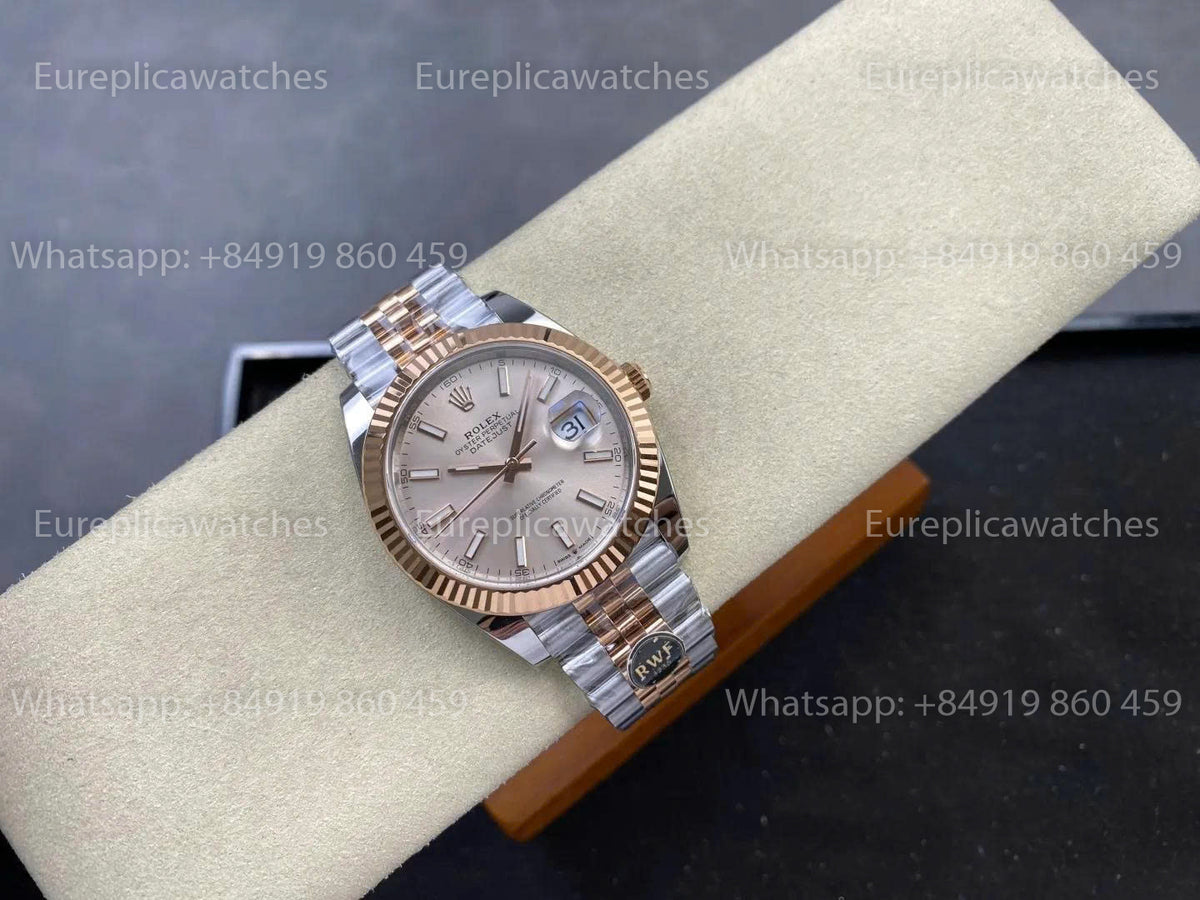 RWF Factory Rolex Datejust 41mm 126331-0010– Weighted Rose Gold JH 3235 Free-Sprung