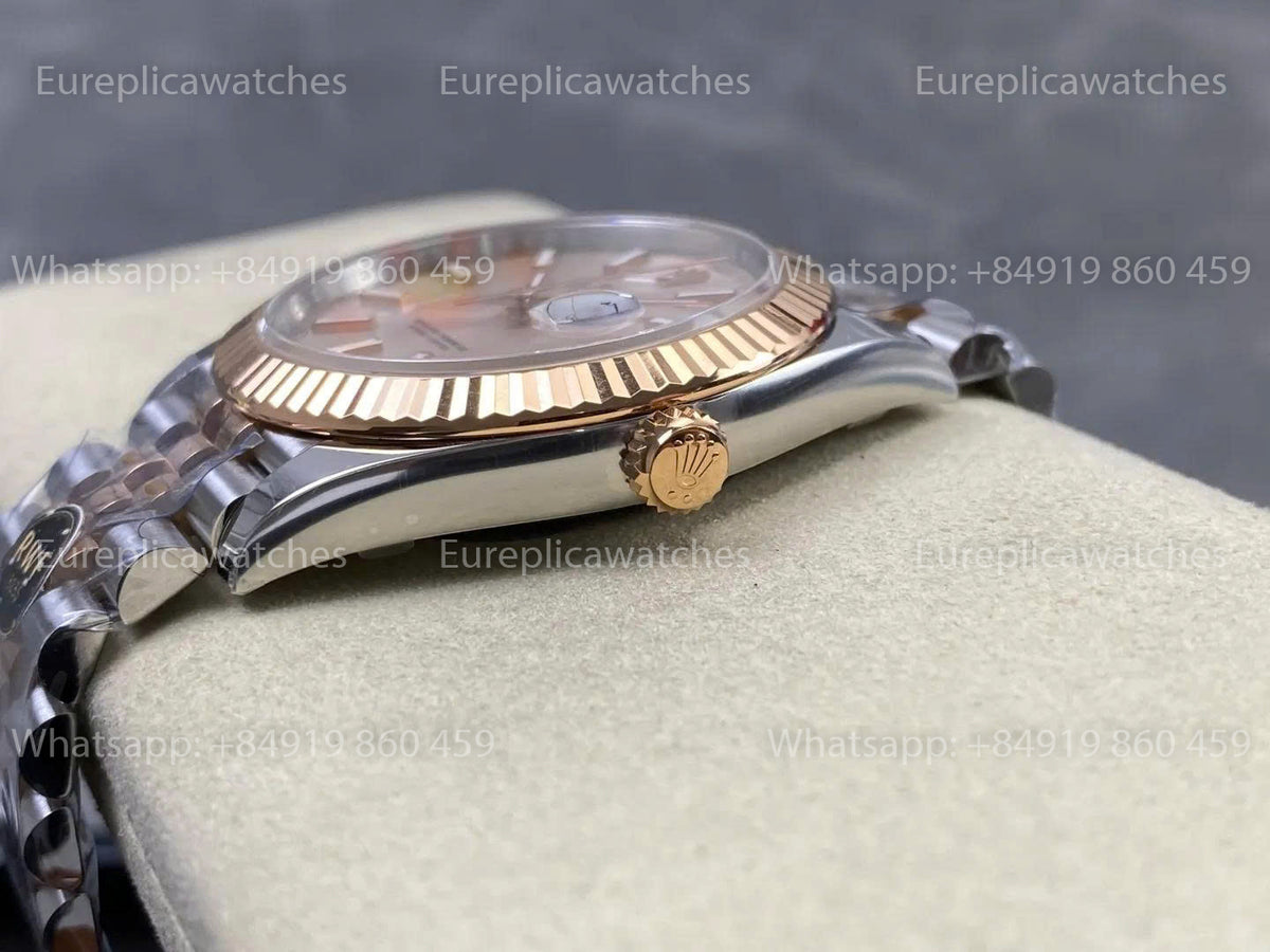 RWF Factory Rolex Datejust 41mm 126331-0010– Weighted Rose Gold JH 3235 Free-Sprung