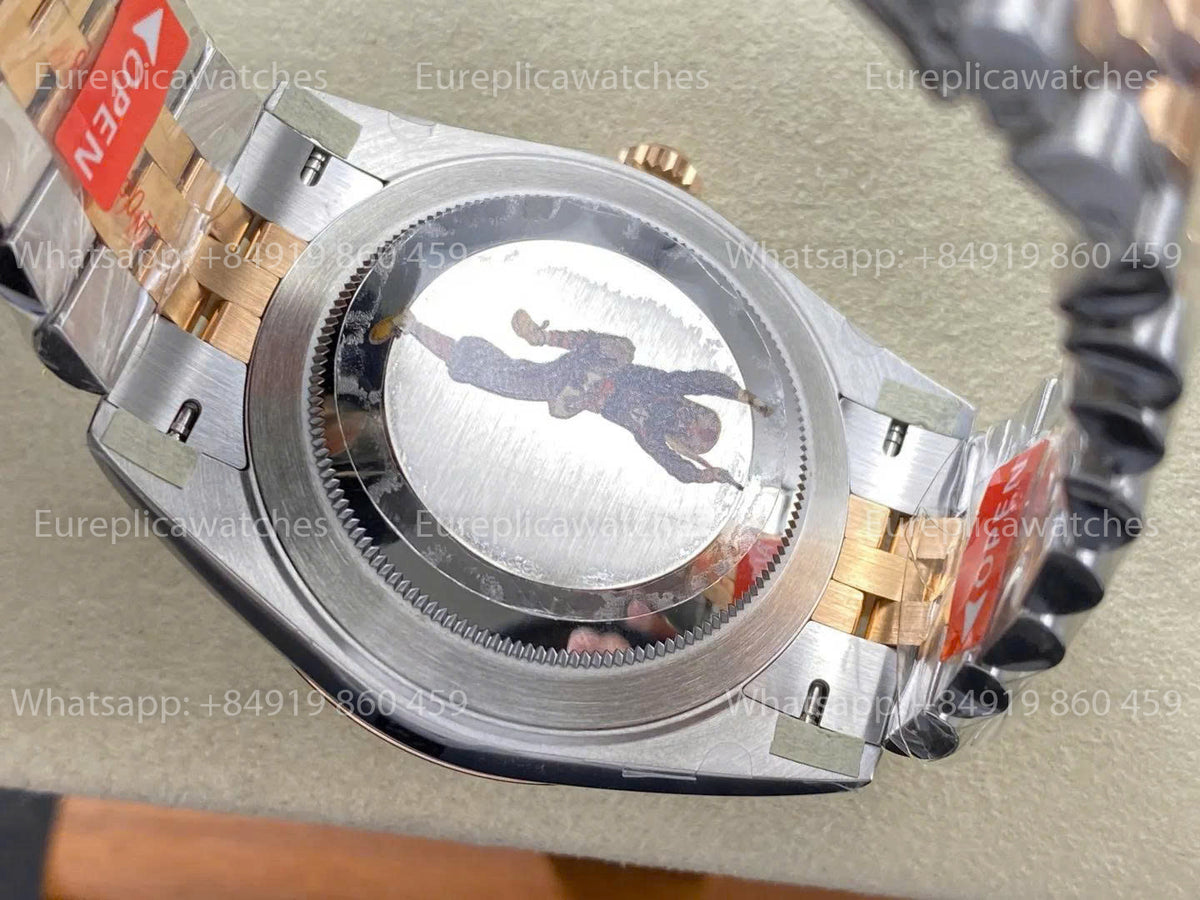 RWF Factory Rolex Datejust 41mm 126331-0020– Weighted Rose Gold JH 3235 Free-Sprung Grey Dial