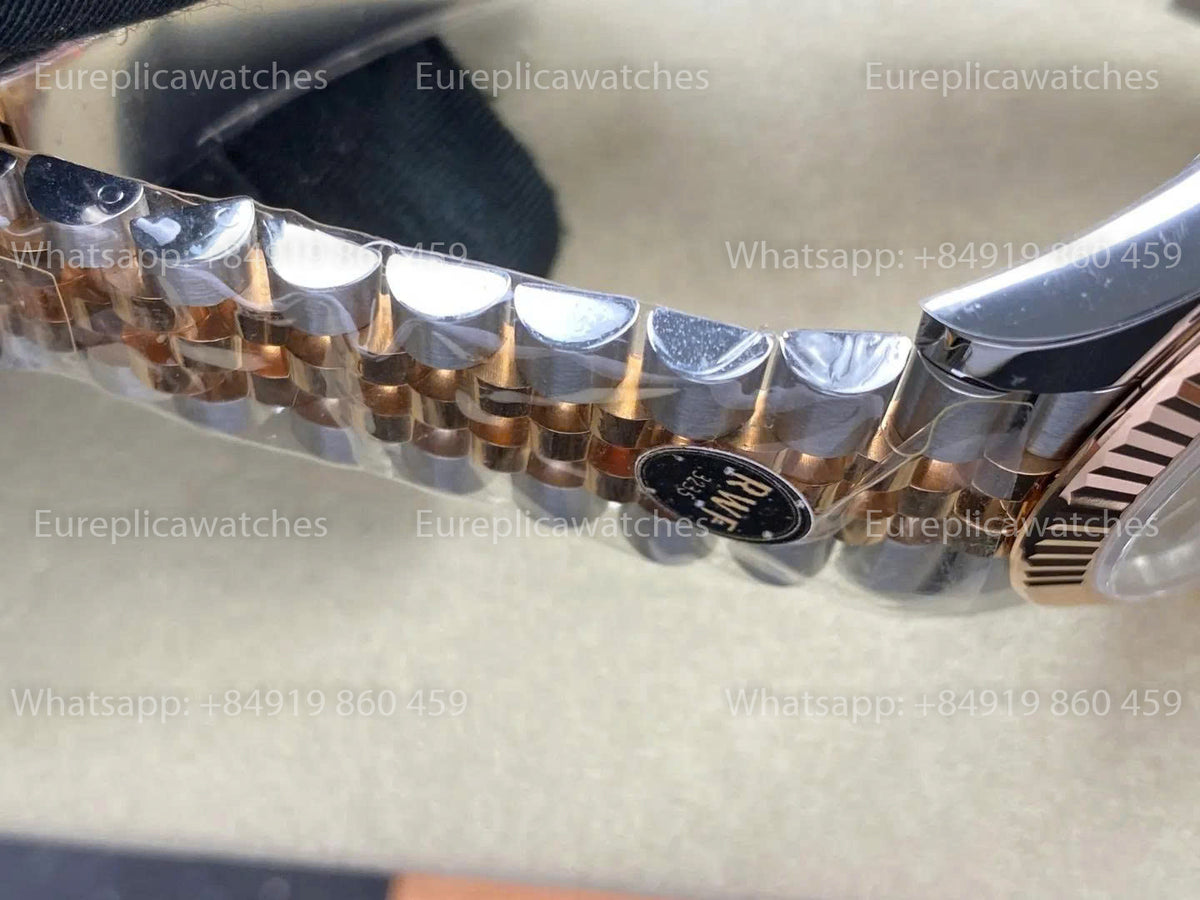 RWF Factory Rolex Datejust 41mm 126331-0020– Weighted Rose Gold JH 3235 Free-Sprung Grey Dial