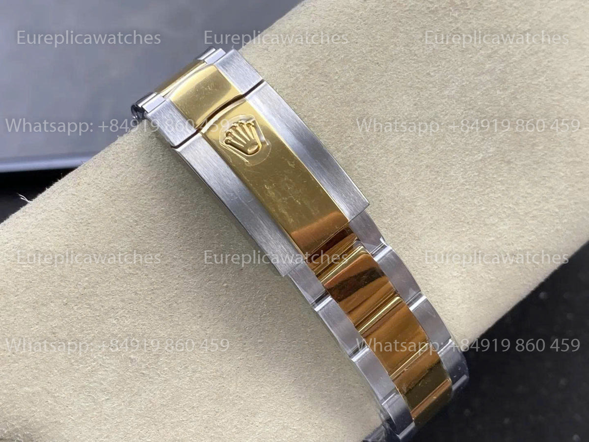 RWF Factory Rolex Datejust 41mm 126333-0019– Weighted Rose Gold JH 3235 Free-Sprung Wimbledon Dial
