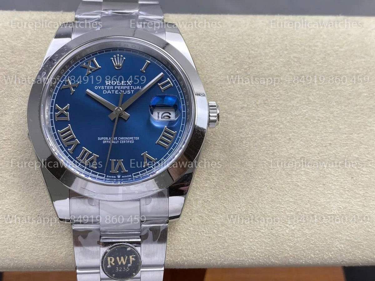 RWF Factory Rolex Datejust 41mm 126300-0017  JH 3235 Free-Sprung Blue dial