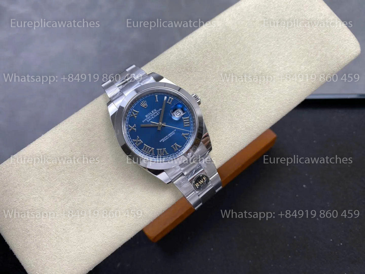 RWF Factory Rolex Datejust 41mm 126300-0017  JH 3235 Free-Sprung Blue dial